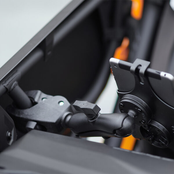 RAM Tough-Claw Small Clamp Mount con adattatore per piastra tonda - Medio Ram Mounts RAM-202-400 - immagine 2
