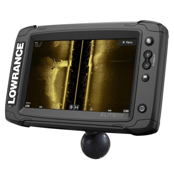 RAM® Quick Release Ball Adapter for Lowrance Elite 5 & 7 Ti + More Ram Mounts RAM-202-LO11 - immagine 3