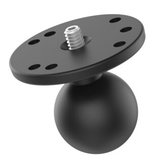 RAM® Ball Adapter with Round Plate and 1/4"-20 Threaded Stud Ram Mounts RAM-202A