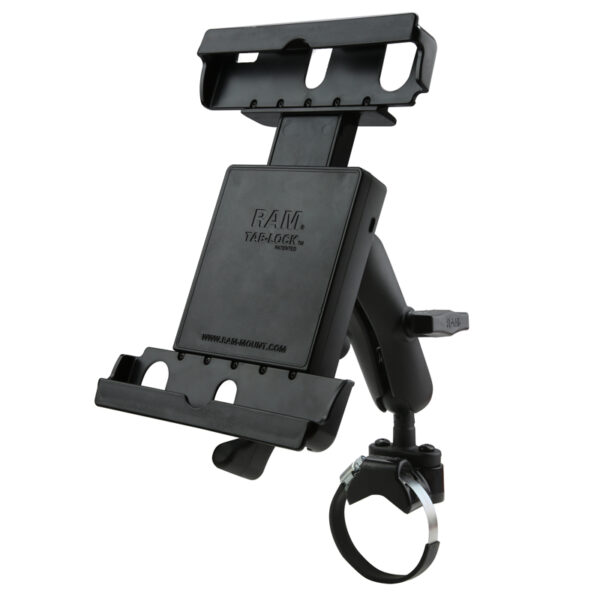 Supporto su guida RAM ATV/UTV per tablet da 9"-10,5" con custodie per utilizzi estremi Ram Mounts RAM-231Z-2-TABL20U