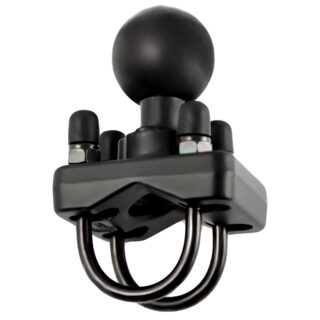 RAM® Double U-Bolt Ball Base for 1" - 1.25" Rails Ram Mounts RAM-235