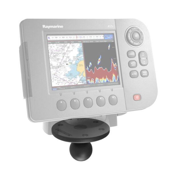 RAM Piastra Tonda Grande con Sfera per Raymarine A50, A50D, A57D e A70 Ram Mounts RAM-240U-RM1