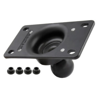 RAM 50x100mm Mezza Piastra VESA con Sfera e Fori Preforati Personalizzati Ram Mounts RAM-243U-AVA1