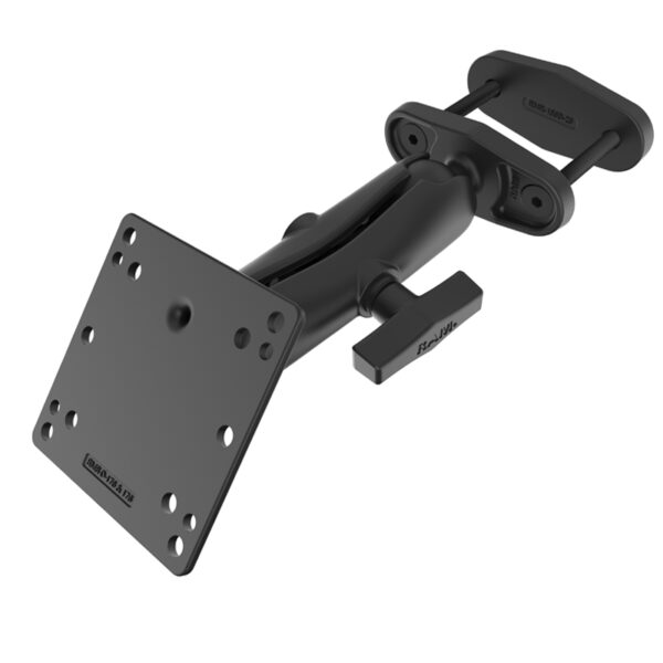 RAM 2.5" Square Post Clamp Mount con piastra VESA 100x100mm Ram Mounts RAM-246-247U-25