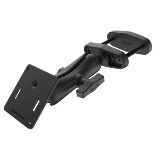 RAM 3" Morsetto per palo quadrato con piastra VESA 75x75mm Ram Mounts RAM-2461-247U-3
