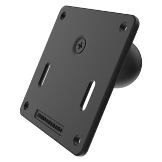 RAM 75x75mm Piastra VESA con Sfera e Palo Rinforzato in Acciaio Ram Mounts RAM-2461U-IN1