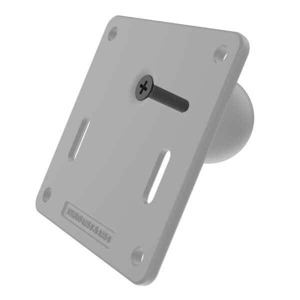 RAM 75x75mm Piastra VESA con Sfera e Palo Rinforzato in Acciaio Ram Mounts RAM-2461U-IN1 - immagine 2