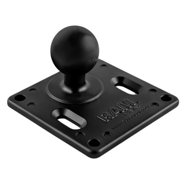 RAM 75x75mm Piastra VESA con Sfera e Palo Rinforzato in Acciaio Ram Mounts RAM-2461U-IN1 - immagine 3