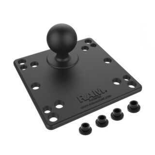 base QUADRATA RAM-246U VESA 100x100 e 75x75 sfera TIPO C per MONITOR DISPLAY