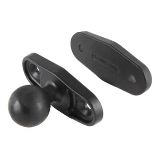 RAM Base per morsetto per palo quadrato per pali fino a 2,5" di larghezza senza viteria Ram Mounts RAM-247U-25NH