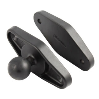RAM Base Morsetto Quadrato per Pali fino a 4" di Larghezza Senza Ferramenta Ram Mounts RAM-247U-4NH