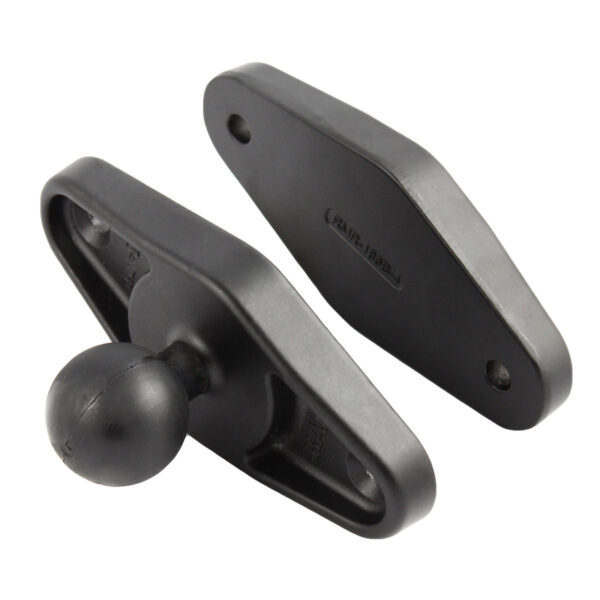 RAM Base Morsetto Quadrato per Pali fino a 4" di Larghezza Senza Ferramenta Ram Mounts RAM-247U-4NH