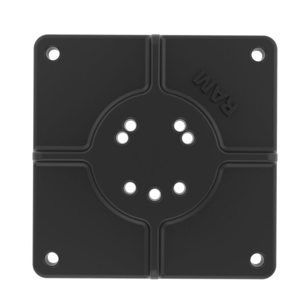 RAM 6" x 6" Base piatta con schema di fori AMPS Ram Mounts RAM-255U - immagine 2