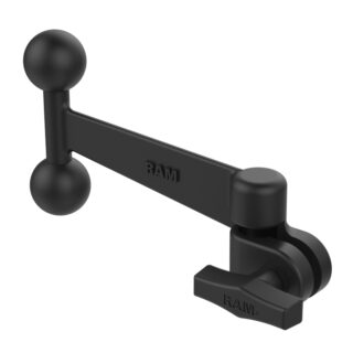 RAM Prolunga Forcellone con Foro 1/2" NPT e Adattatore Doppia Sfera Ram Mounts RAM-261-2U