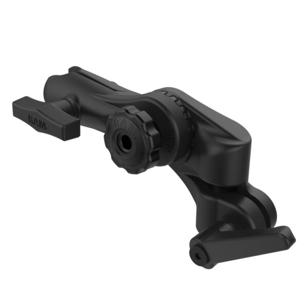 RAM Cricchetto e Braccio Oscillante con Foro da 1/2" NPT e Braccio a presa Singola Ram Mounts RAM-261-ADJU