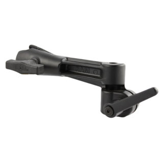 Braccio oscillante RAM con manopola in metallo, foro NPT da 1/2" e braccio a presa singola Ram Mounts RAM-261MU