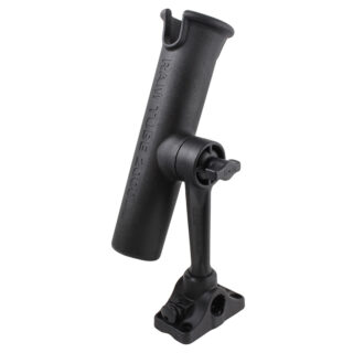 RAM Tubo Portacanna da Pesca con Paratia/Base Piatta Ram Mounts RAM-301-BMP