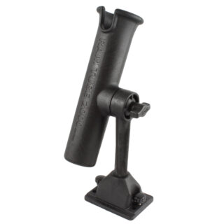 RAM Tubo Portacanna da Pesca con Base Deck Track Ram Mounts RAM-301-DU