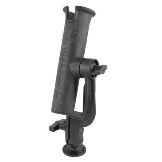 RAM Tubo Portacanna da Pesca con Cricchetto Revolution e Base per Acqua Salata Ram Mounts RAM-301-RBSWU