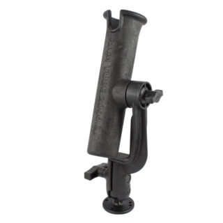 RAM Tubo Portacanna da Pesca con Cricchetto Revolution e Base Ram Mounts RAM-301-RBU