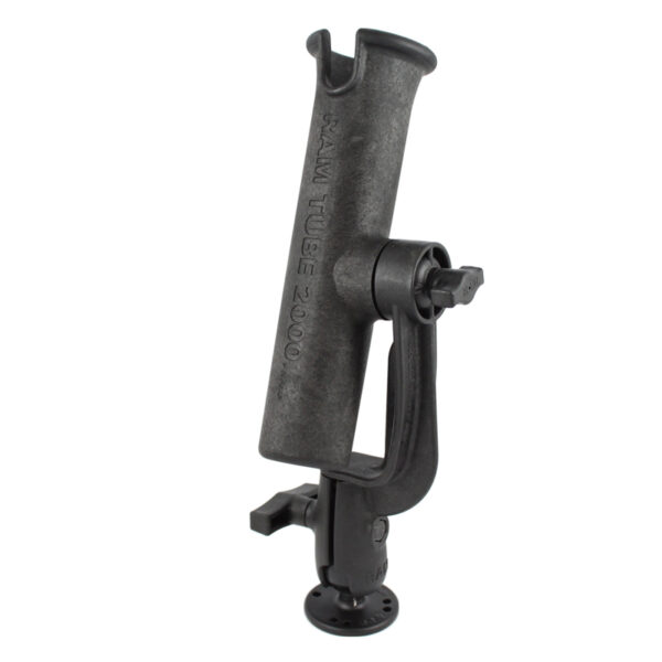 RAM Tubo Portacanna da Pesca con Cricchetto Revolution e Base Ram Mounts RAM-301-RBU