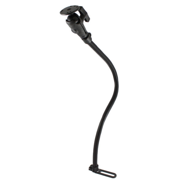 RAM Pod I Supporto veicolare con asta in alluminio da 30" e piastra tonda Ram Mounts RAM-316-1-30-202U