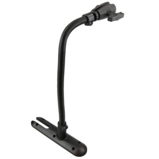 Supporto per trasduttore RAM con asta da 18" e braccio a presa per Lowrance TotalScan Ram Mounts RAM-316-18-TRA4U-NB