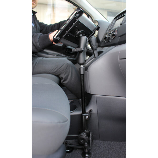 ATTACCO PER SEDILE AUTO AUTOVEICOLO RAM-MOUNT RAM-316-HD-202U PER TABLE PC, iPad e Notebook - immagine 5