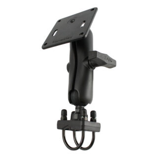 Supporto a doppia presa a manubrio con diametro sfera di tipo C Ram Mounts RAM-334U con attacco VESA