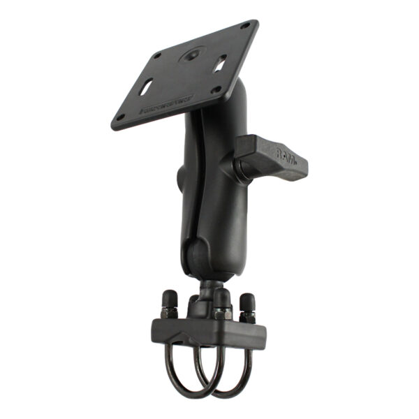 Supporto a doppia presa a manubrio con diametro sfera di tipo C Ram Mounts RAM-334U con attacco VESA