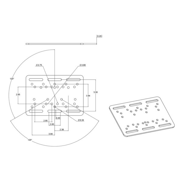 Supporto a tetto soffitto per carrello elevatore Ram Mount RAM-335 - immagine 2