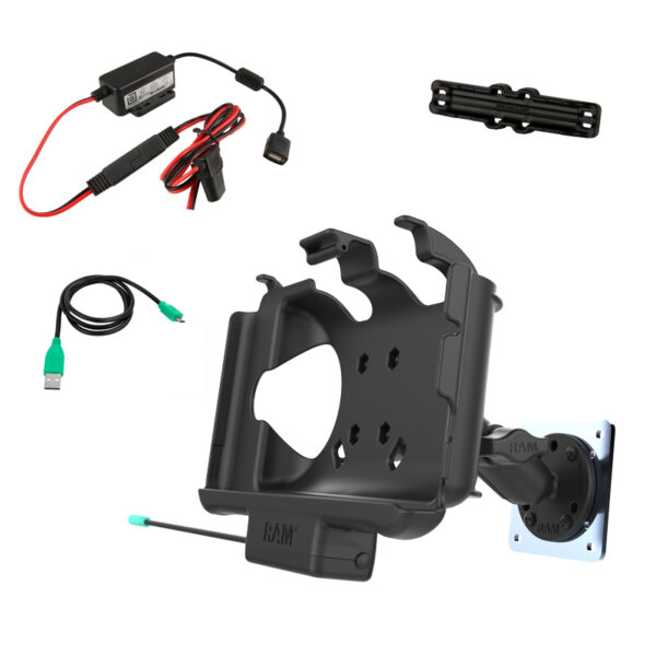RAM® EZ-Roll'r™ Powered Mount for Samsung Tab Active3 & Tab Active5 and Tab Active2 Ram Mounts RAM-B-101-225B-SAM60P-V7B1U - immagine 5
