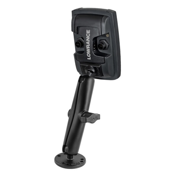 RAM Supporto a sfera doppia per Lowrance Elite-4 e Mark-4 Ram Mounts RAM-B-101-C-LO11 - immagine 3