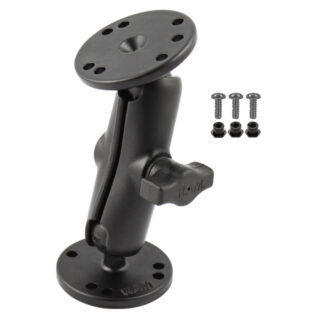RAM Doppia Sfera di Supporto con #6-32 Hardware per Garmin GPSMAP più Altro Ram Mounts RAM-B-101-G2U