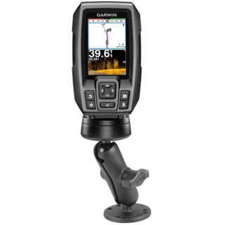 RAM Supporto a Sfera Doppia con viteria per Garmin Striker più Altro Ram Mounts RAM-B-101-G4