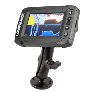 RAM Doppio Supporto a Sfera per Lowrance Elite-4 e Mark-4 Serie Ram Mounts RAM-B-101-LO11