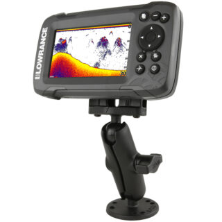 RAM Supporto a sfera doppia per Lowrance Eagle 4 e 5, Hook² e Reveal serie Ram Mounts RAM-B-101-LO12
