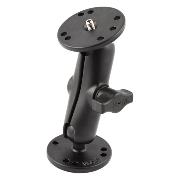 RAM® Double Ball Mount with 1/4"-20 Male Thread Ram Mounts RAM-B-101A