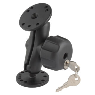 Sistema di montaggio Ram Mounts RAM-B-101LU per superfici lisce con chiusura antifurto a chiave