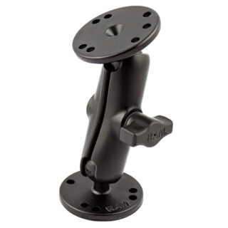 Sistema di montaggio Ram Mounts RAM-B-101U a doppia sfera piana per applicazioni nautiche