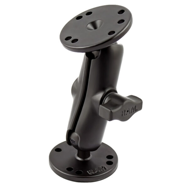 Sistema di montaggio Ram Mounts RAM-B-101U a doppia sfera piana per applicazioni nautiche