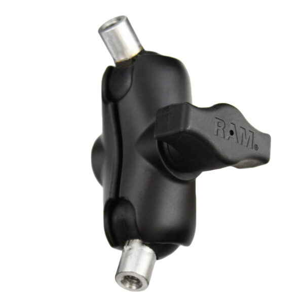 RAM Doppio Montaggio a Sfera con Due Adattatori Filettati Femmina da 1/4"-20 Ram Mounts RAM-B-101U-A-AAR1