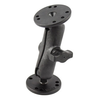 RAM Doppia Sfera con Braccio in Composito e Piastre Tonde in Metallo Ram Mounts RAM-B-101U-CIP1
