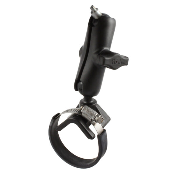 RAM Doppia cinghia a sfera Tubo Clamp Mount con perno filettato 1/4"-20 Ram Mounts RAM-B-101U-UE1