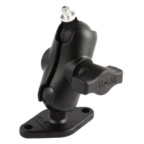 RAM Doppio Montaggio a Sfera con Piastra a rombo e Perno 1/4"-20 - Corto Ram Mounts RAM-B-102-A-237U