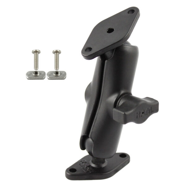 RAM Montaggio a Doppia Sfera con viteria per Montaggio a Pannello Piatto - Viti da 3/4" Ram Mounts RAM-B-102-FP1U