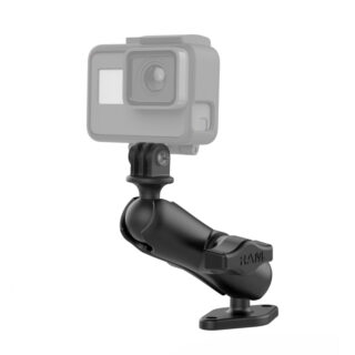 RAM Doppia Sfera a rombo Piastra di Montaggio con Action Camera Adattatore Ram Mounts RAM-B-102-GOP1U