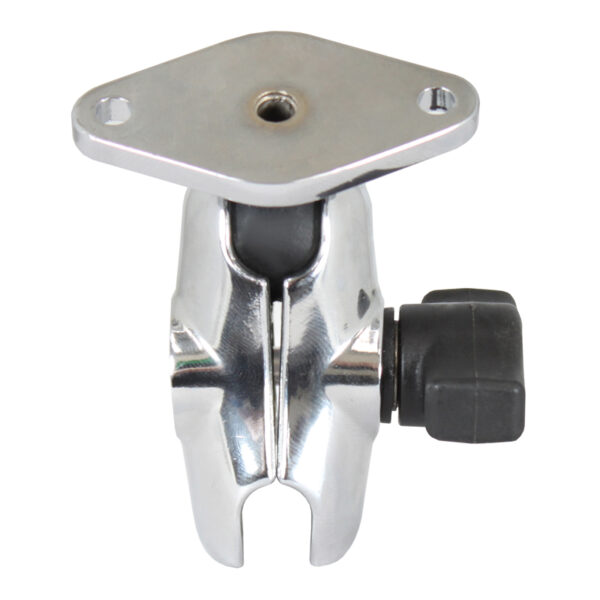 RAM Braccio a Doppia presa Cromato con Piastra a rombo - Braccio Corto Ram Mounts RAM-B-103-A-238CHU