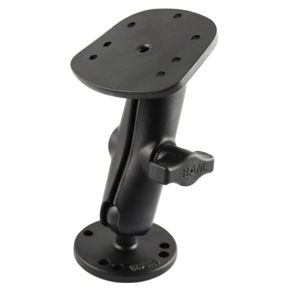 Supporto superficie piana RAM-MOUNT RAM-B-107-1U per barca per HUMMINBIRD PIRANHA - immagine 2