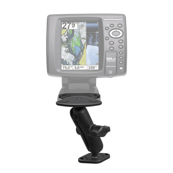RAM Fishfinder Diamond Plate Mount per dispositivi Humminbird Ram Mounts RAM-B-107U-238
